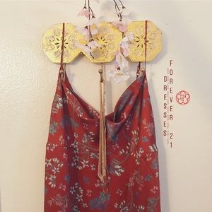 dresses | forever 21 satin 90s vibe maxi | s